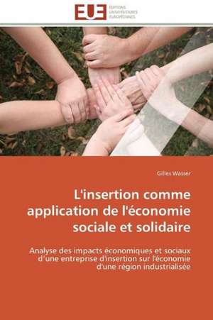 L'Insertion Comme Application de L'Economie Sociale Et Solidaire: Apports D'Une Analyse Multidisciplinaire de Gilles Wasser