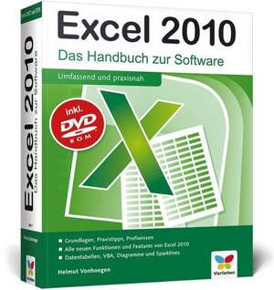 Excel 2010 de Helmut Vonhoegen