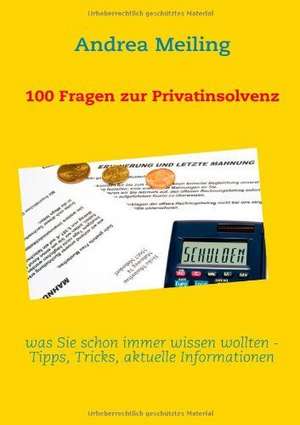 100 Fragen zur Privatinsolvenz de Andrea Meiling