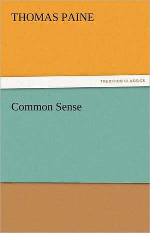 Common Sense de Thomas Paine