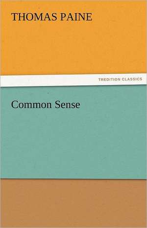 Common Sense de Thomas Paine