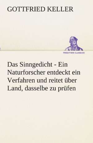 Das Sinngedicht de Gottfried Keller