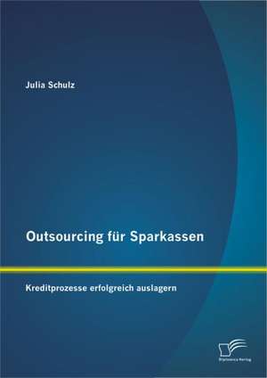 Outsourcing Fur Sparkassen: Kreditprozesse Erfolgreich Auslagern de Julia Schulz