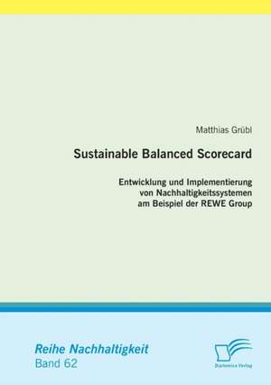 Sustainable Balanced Scorecard: Entwicklung Und Implementierung Von Nachhaltigkeitssystemen Am Beispiel Der Rewe Group de Matthias Grübl