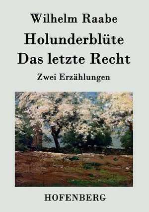 Holunderblüte / Das letzte Recht de Wilhelm Raabe