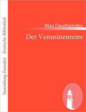 Der Venusinenreim de Max Dauthendey