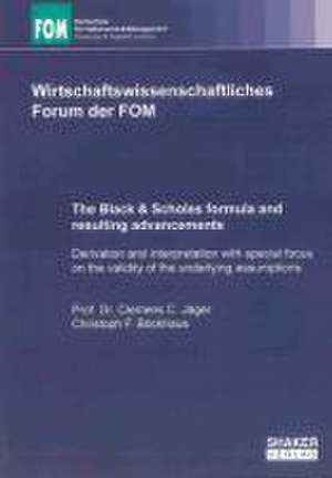 The Black & Scholes formula and resulting advancements de Clemens C. Jäger