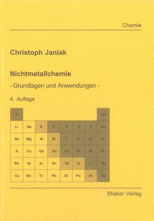 Nichtmetallchemie de Christoph Janiak