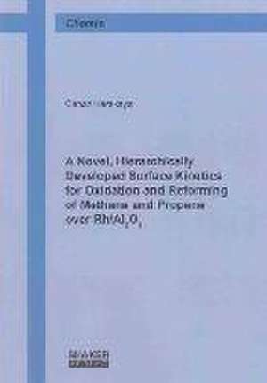 A Novel, Hierarchically Developed Surface Kinetics for Oxidation and Reforming of Methane and Propane over Rh/Al2O3 de Canan Karakaya