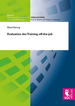 Evaluation des Training off-the-job de Ellena Werning