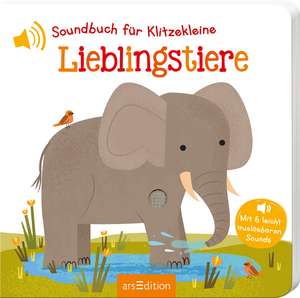 Soundbuch für Klitzekleine: Soundbuch für Klitzekleine - Lieblingstiere de Natalie Marshall