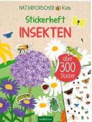 Naturforscher-Kids - Stickerheft Insekten de Izabella Markiewicz