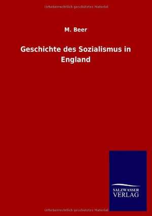 Geschichte des Sozialismus in England de Max Beer