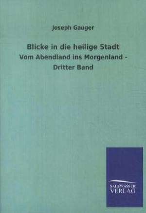 Blicke in die heilige Stadt de Joseph Gauger