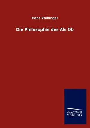 Die Philosophie Des ALS OB: La Nueva Cultura del Reciclaje de Hans Vaihinger