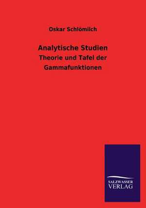 Analytische Studien de Oskar Schlömilch