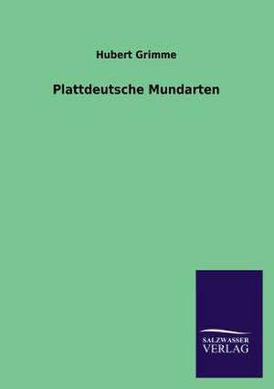 Plattdeutsche Mundarten de Hubert Grimme