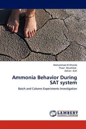 Ammonia Behavior During SAT system de Al Khateb Mohammad