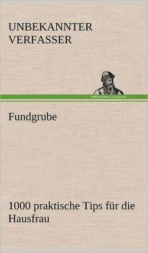 Fundgrube - 1000 Praktische Tips Fur Die Hausfrau: Erzahlung in Neun Briefen de Unbekannter Verfasser