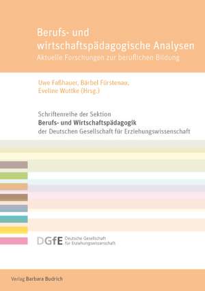 Berufs- und wirtschaftspädagogische Analysen de Bärbel Fürstenau