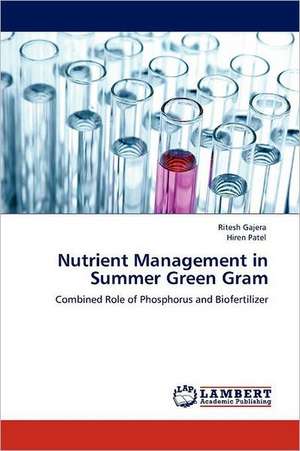 Nutrient Management in Summer Green Gram de Ritesh Gajera