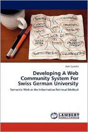 Developing A Web Community System For Swiss German University de Ardi Tjandra