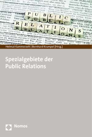 Spezialgebiete der Public Relations de Helmut Kammerzelt