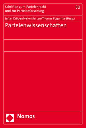 Parteienwissenschaften de Julian Krüper