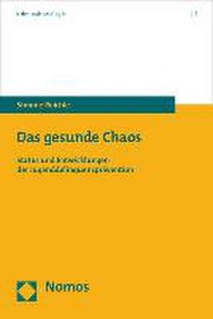 Das Gesunde Chaos: Status Und Entwicklungen Der Jugenddelinquenzpravention de Simone Reichle