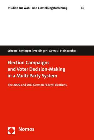 Election Campaigns and Voter Decision-Making in a Multi-Party System de Harald Schoen