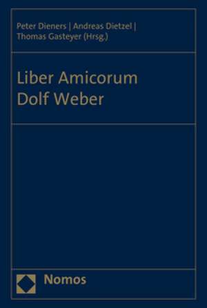 Liber Amicorum Dolf Weber de Peter Dieners