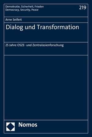 Dialog Und Transformation de Seifert, Arne