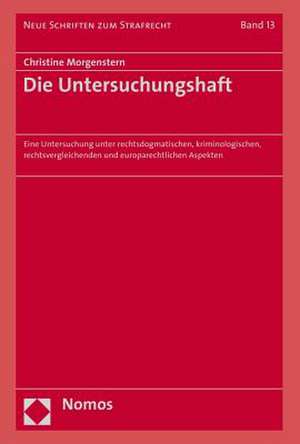 Die Untersuchungshaft de Christine Morgenstern