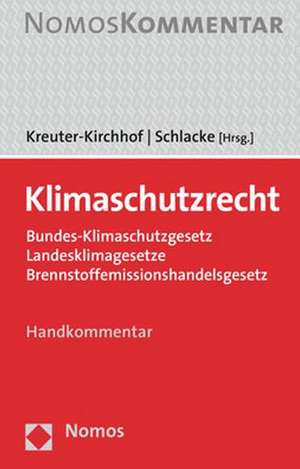 Klimaschutzrecht de Sabine Schlacke