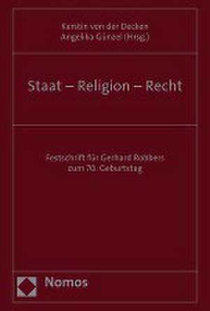 Staat - Religion - Recht de Kerstin von der Decken