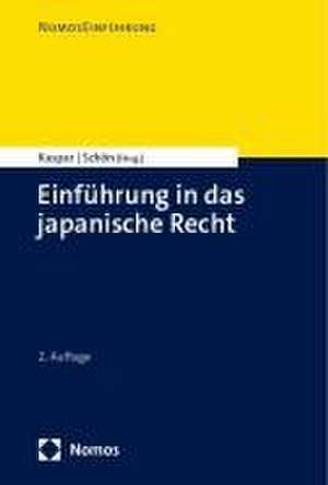 Einführung in das japanische Recht de Johannes Kaspar