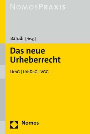 Das neue Urheberrecht de Malek Barudi