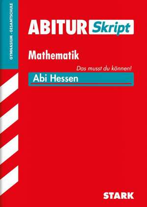 AbiturSkript - Mathematik Hessen de Günther Weber