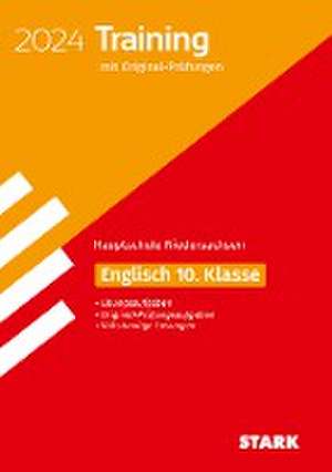 STARK Original-Prüfungen und Training Hauptschule 2024 - Englisch - Niedersachsen de Birte Bendrich