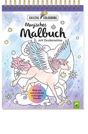 Magisches Malbuch mit Zauberseiten de Schwager & Steinlein Verlag