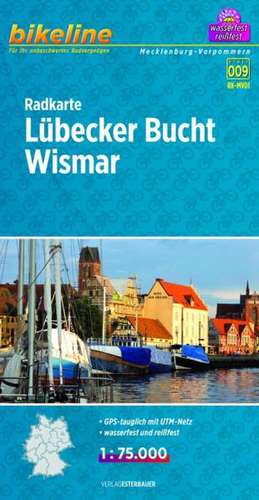 Radkarte Lübecker Bucht Wismar (RK-MV01) de Esterbauer Verlag