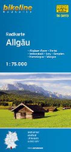 Radkarte Allgäu (RK-BAY18) 1:75.000 de Esterbauer Verlag