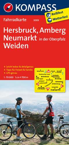 Hersbruck - Amberg - Neumarkt/Oberpfalz - Weiden 1 : 70 000