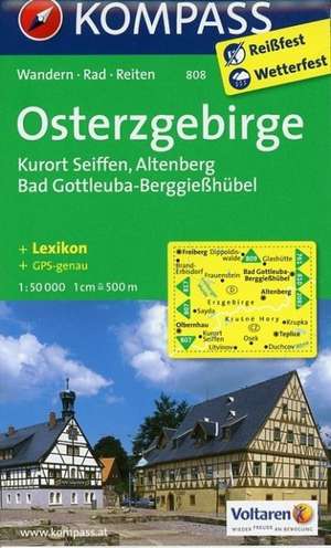 Osterzgebirge 1 : 50 000 de Kompass-Karten Gmbh