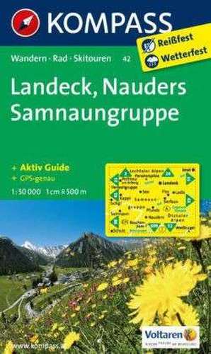 Landeck - Nauders - Samnaungruppe 1 : 50 000