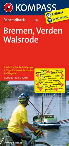 Bremen - Verden - Walsrode 1 : 70 000 de KOMPASS-Karten GmbH