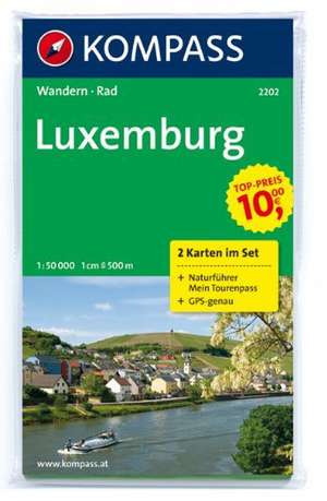 Luxemburg 1 : 50 000 de Kompass-Karten Gmbh