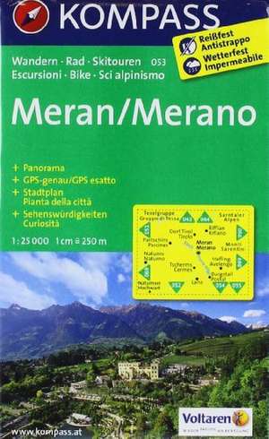 Meran / Merano 1 : 25 000 de Kompass-Karten Gmbh