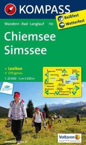 Chiemsee - Simssee 1 : 25 000