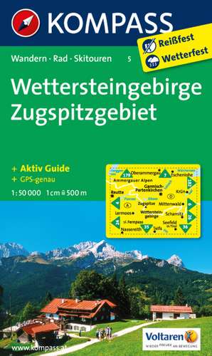 Wettersteingebirge - Zugspitzgebiet 1: 50 000